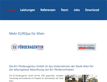 Tablet Screenshot of eufa-wien.at